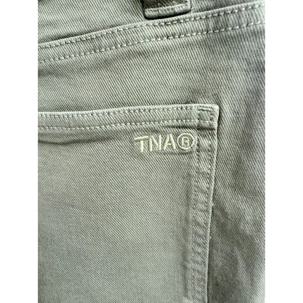TNA forest green skirt